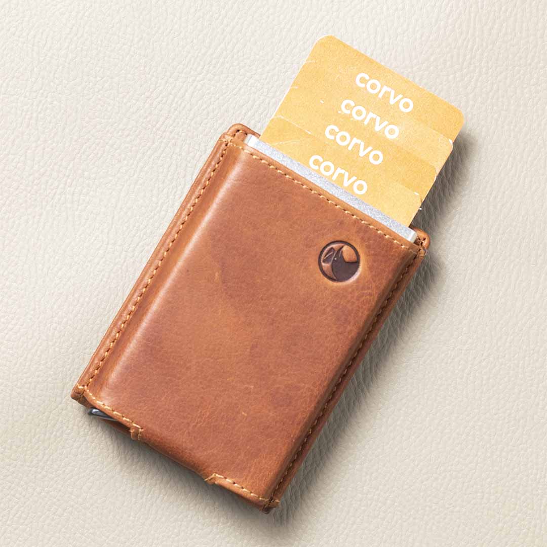 Card holder (Tan) - Corvo Styles