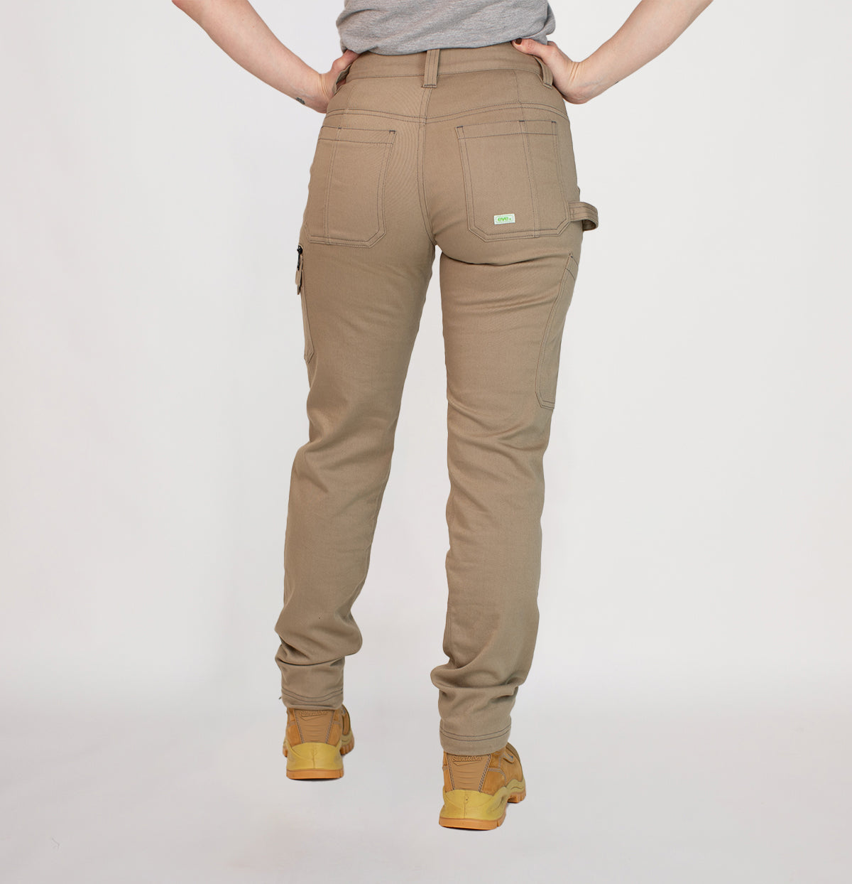 CitronSilk Women's Fitted Drawstring/Elastic Cargo Pants