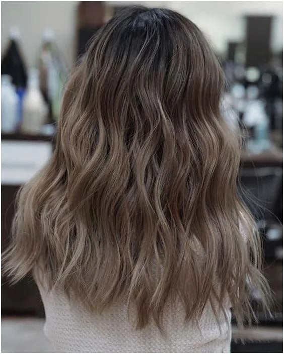 Summer Breeze Ash Brown Wavy Hair