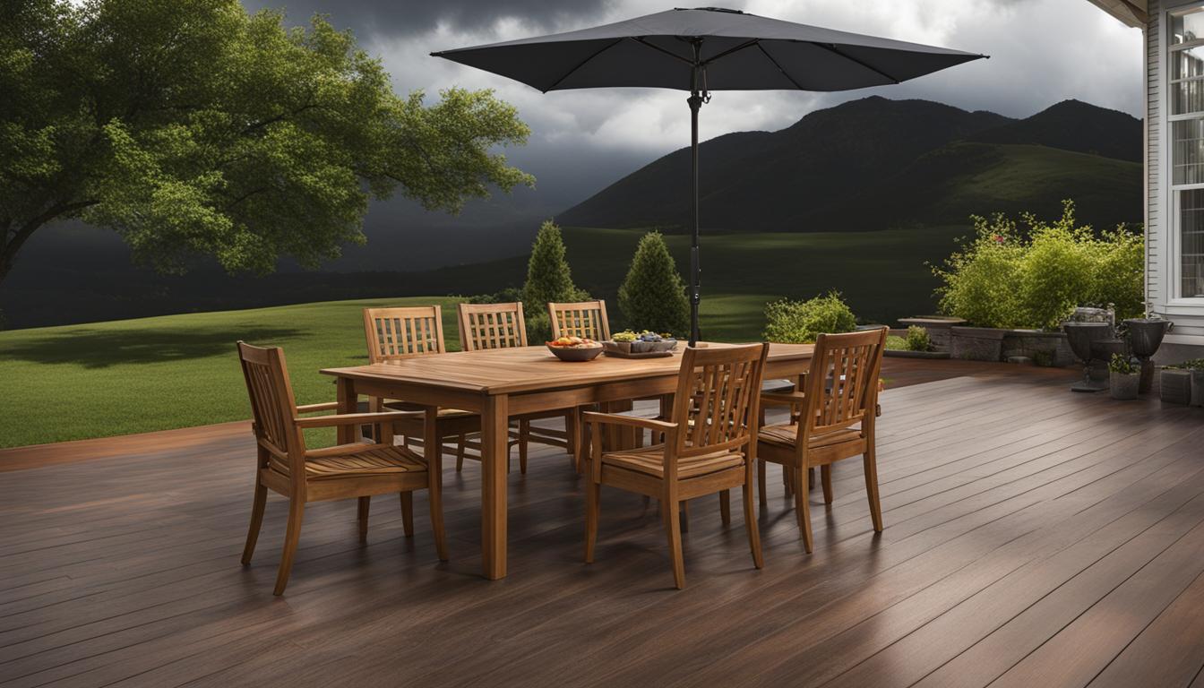 teak furniture protection