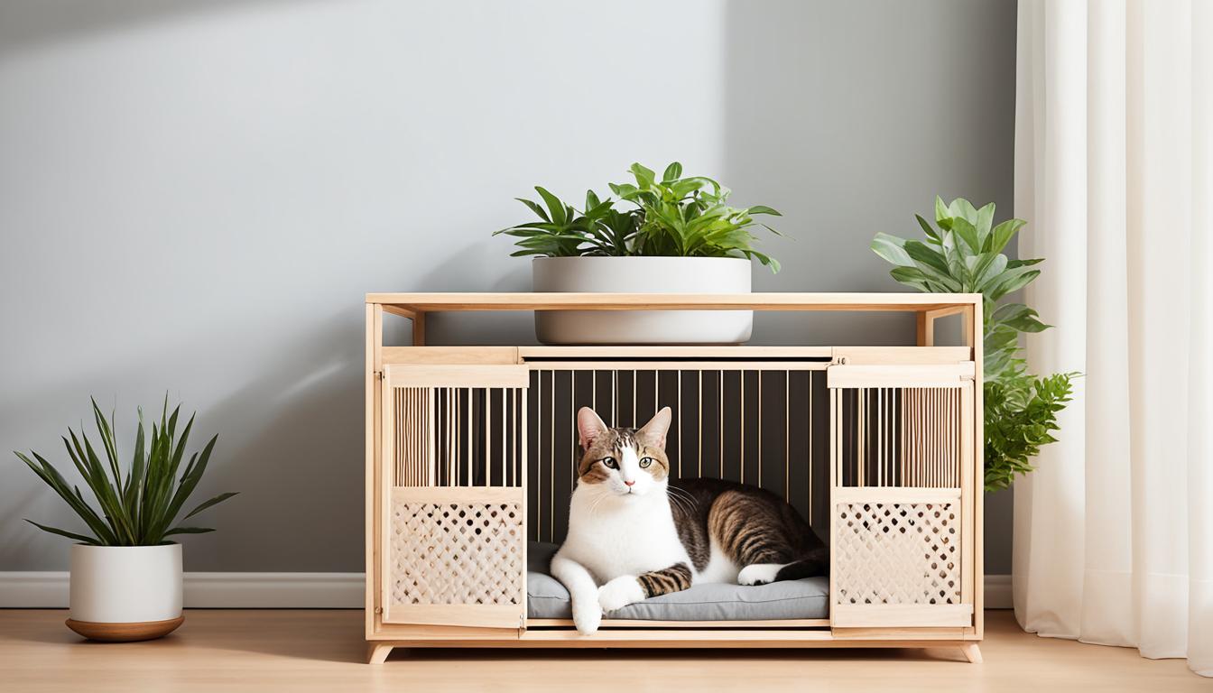 Customizable and Handmade Japandi Cat Crates