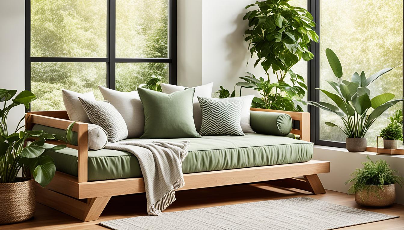 Japandi daybed ideas green