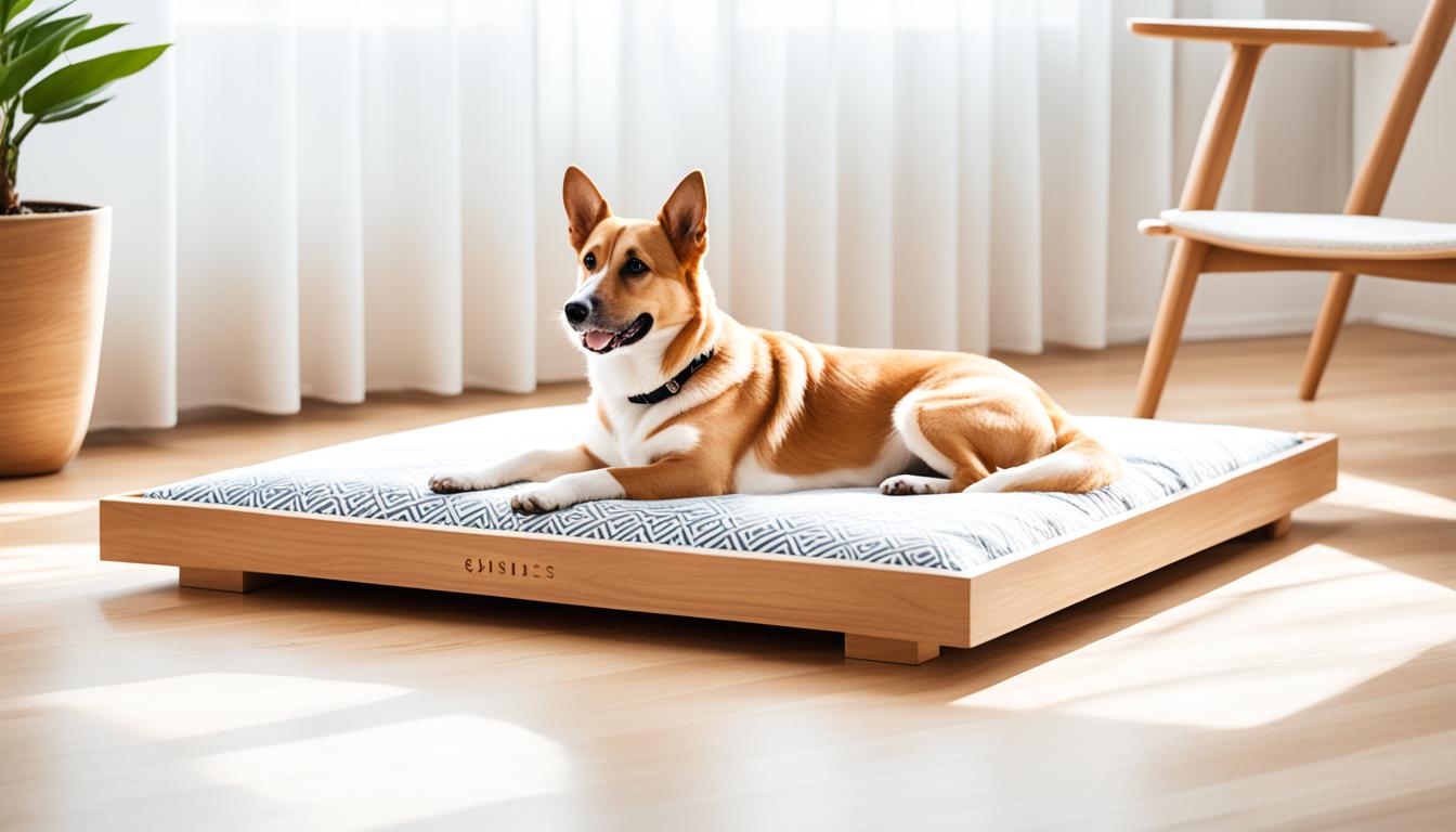 Japandi dog bed ideas 2