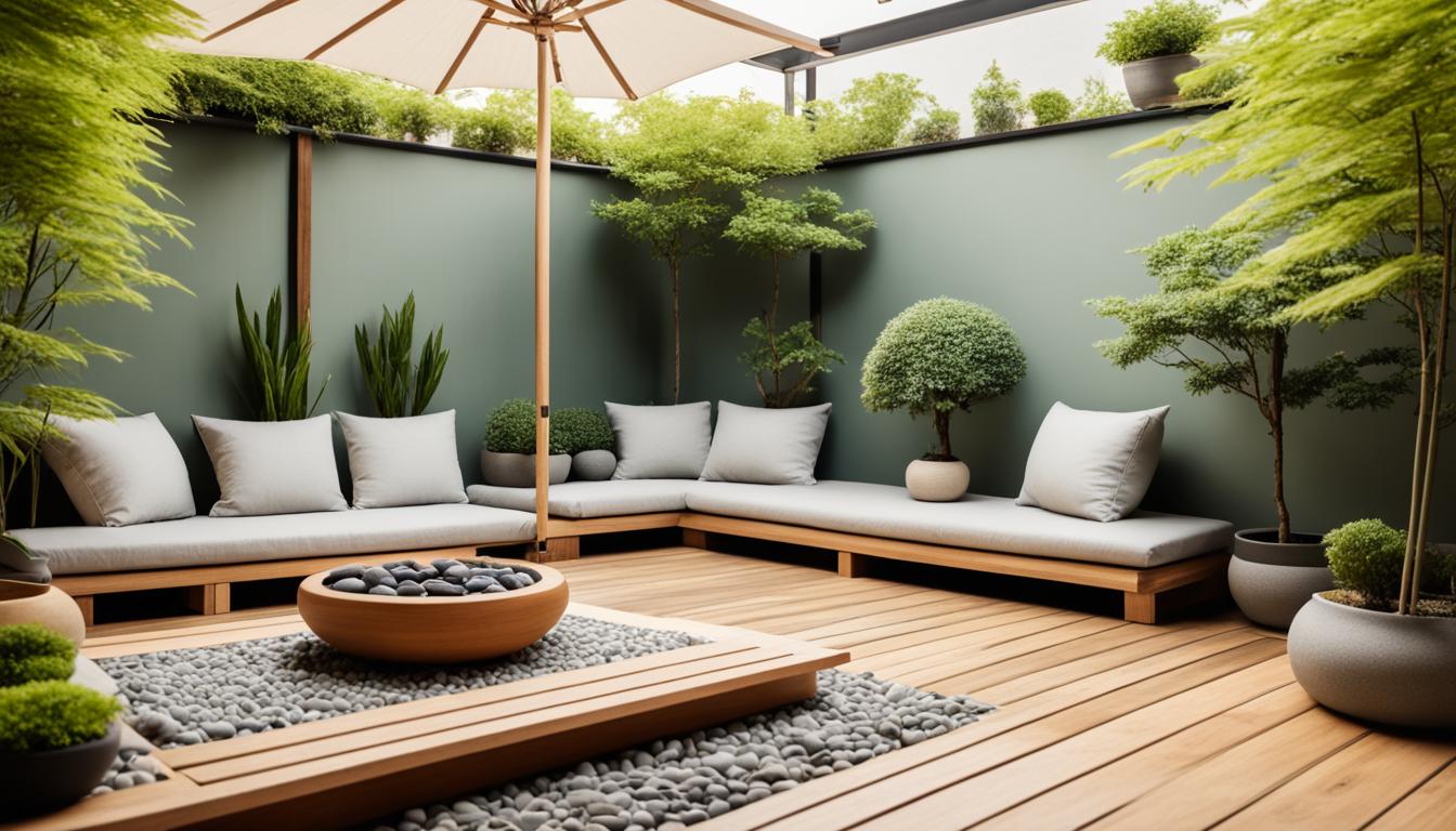 Japandi terrace ideas for small outdoor spaces