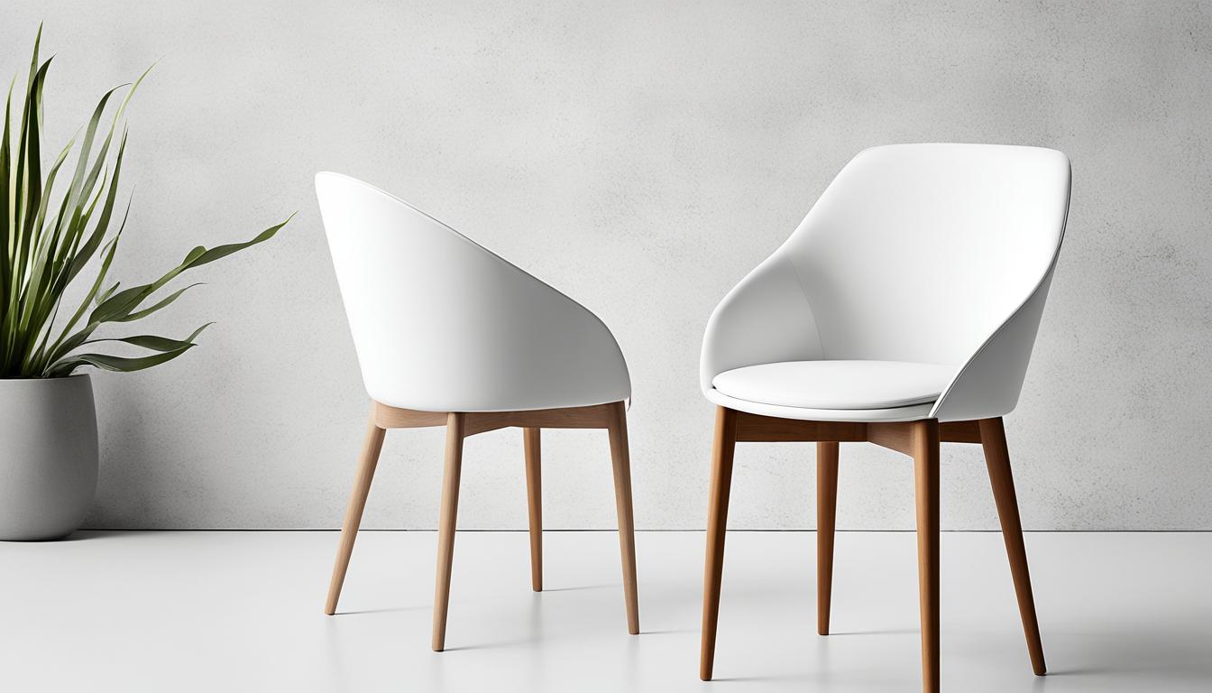 Scandinavian minimalist dining chair