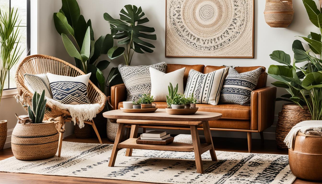accessorizing with boho chic home accents
