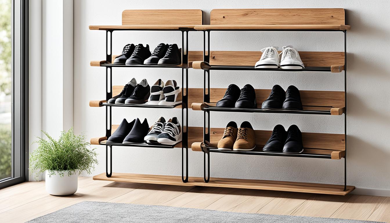 aesthetic appeal of shoe rack