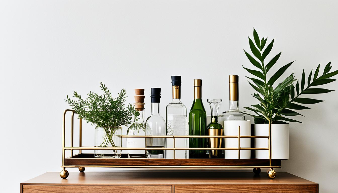 bar cart styling tips