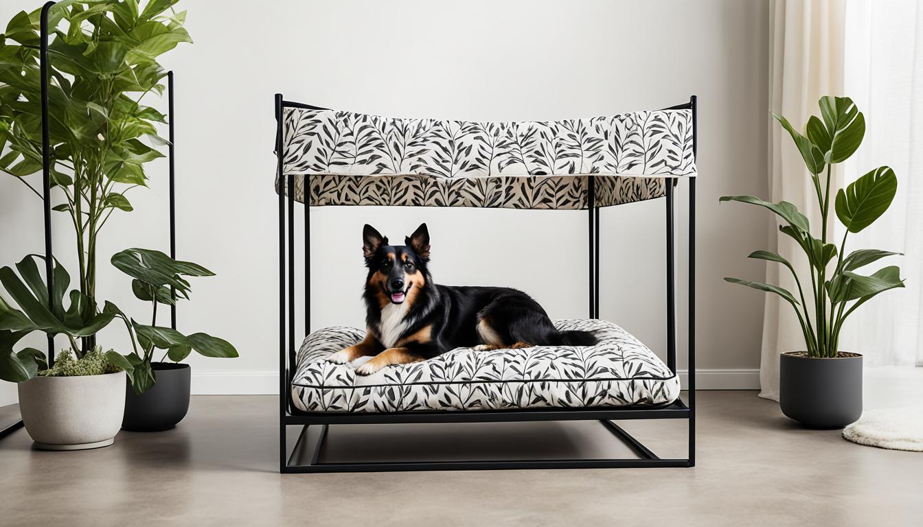 canopy dog bed