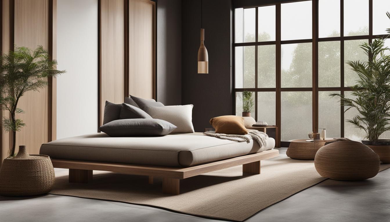 choosing materials for Japandi daybed