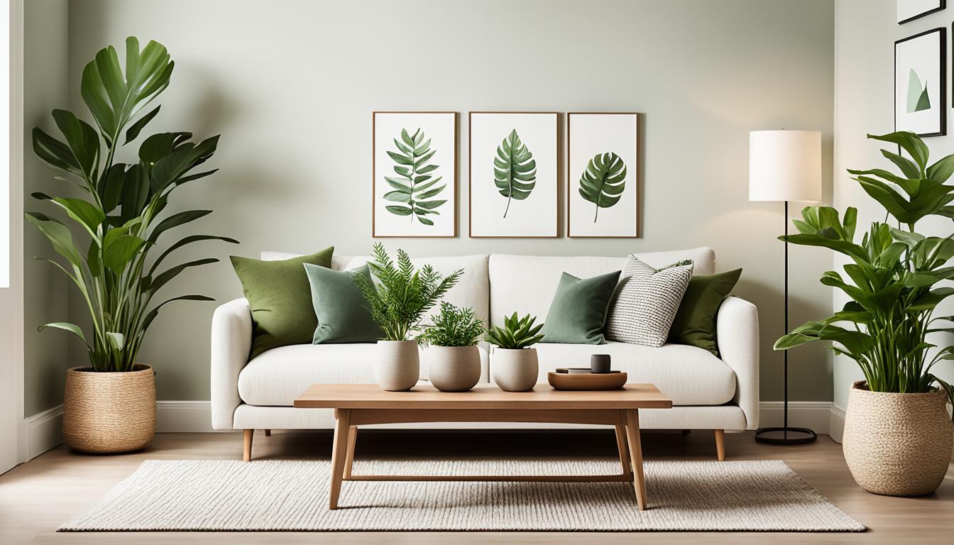 curating plants for Japandi minimalism