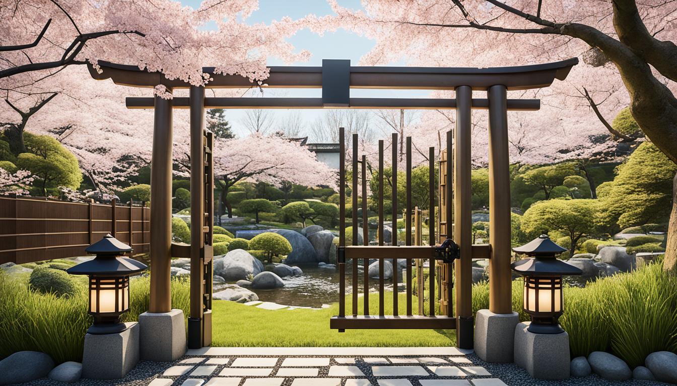custom Japanese style fences and gates ideas