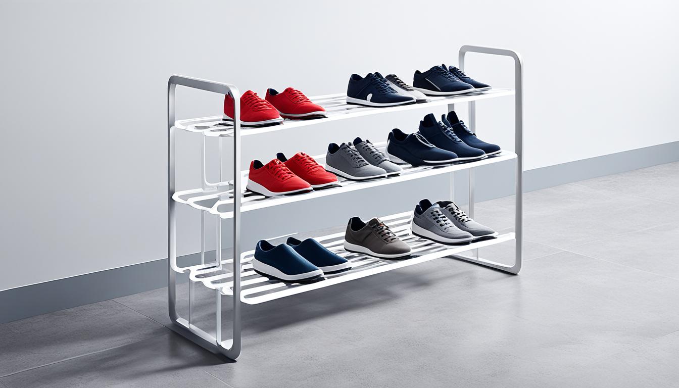 easy to clean shoe rack materials