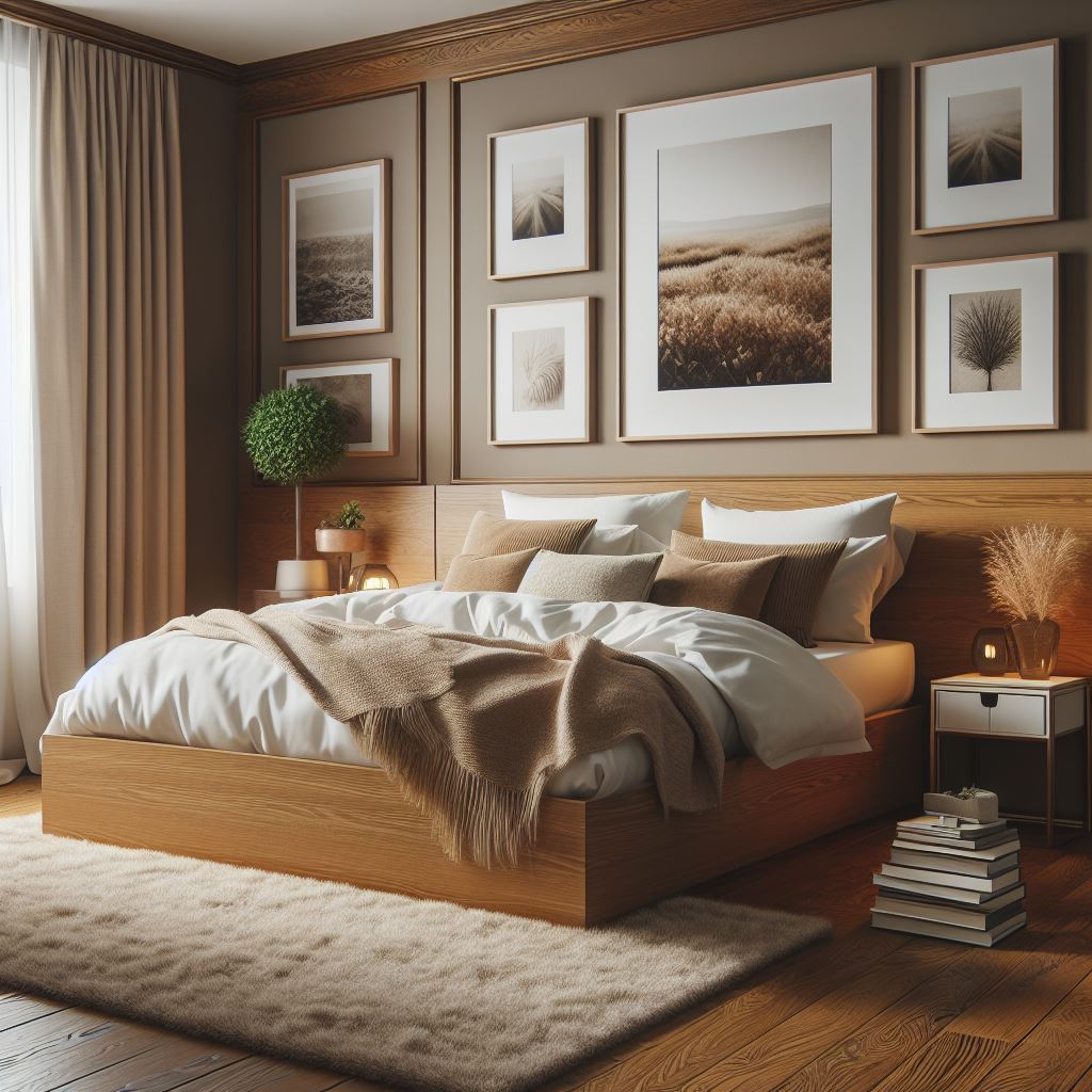 how to design a bedroom without headboard