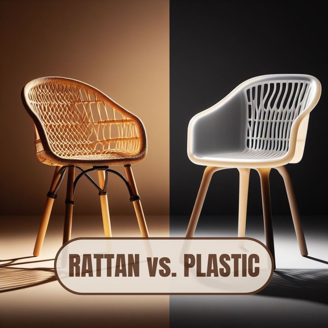is rattan furniture made of plastic