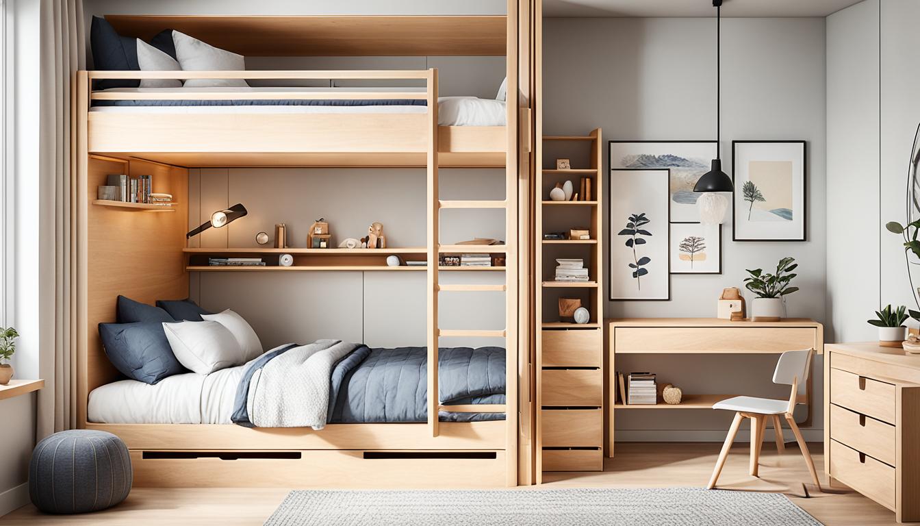 japandi bunk bed ideas