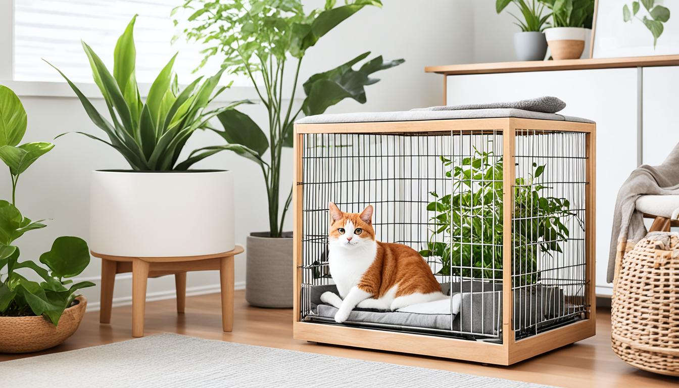 japandi cat crate ideas