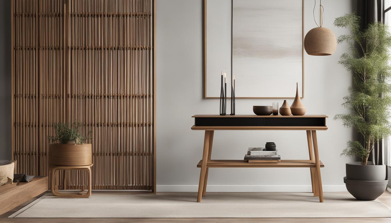 japandi console table ideas