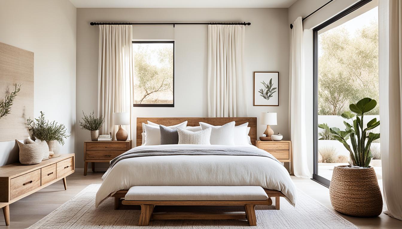 japandi mediterranean style bedroom ideas