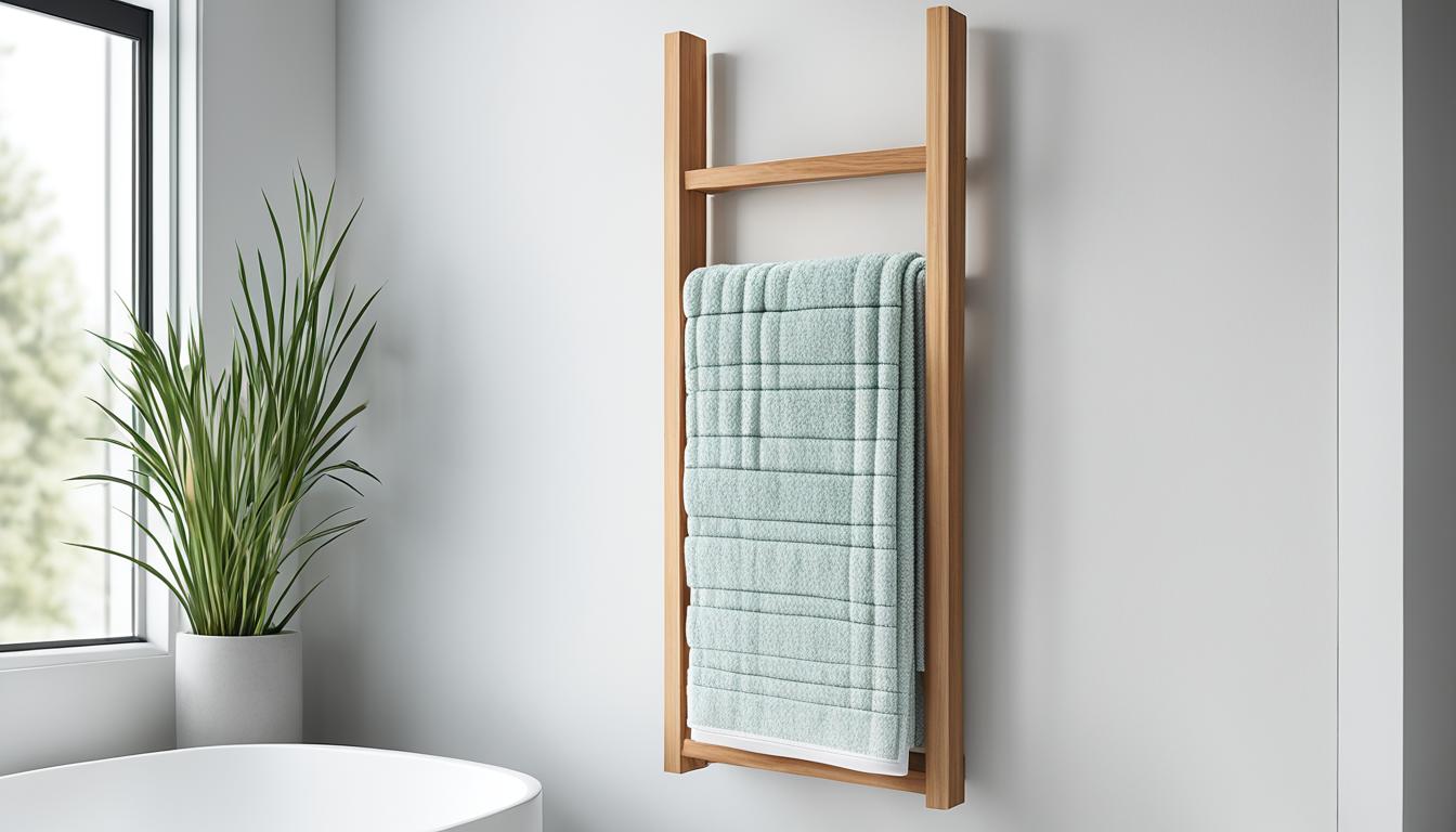 japandi towel rack ideas