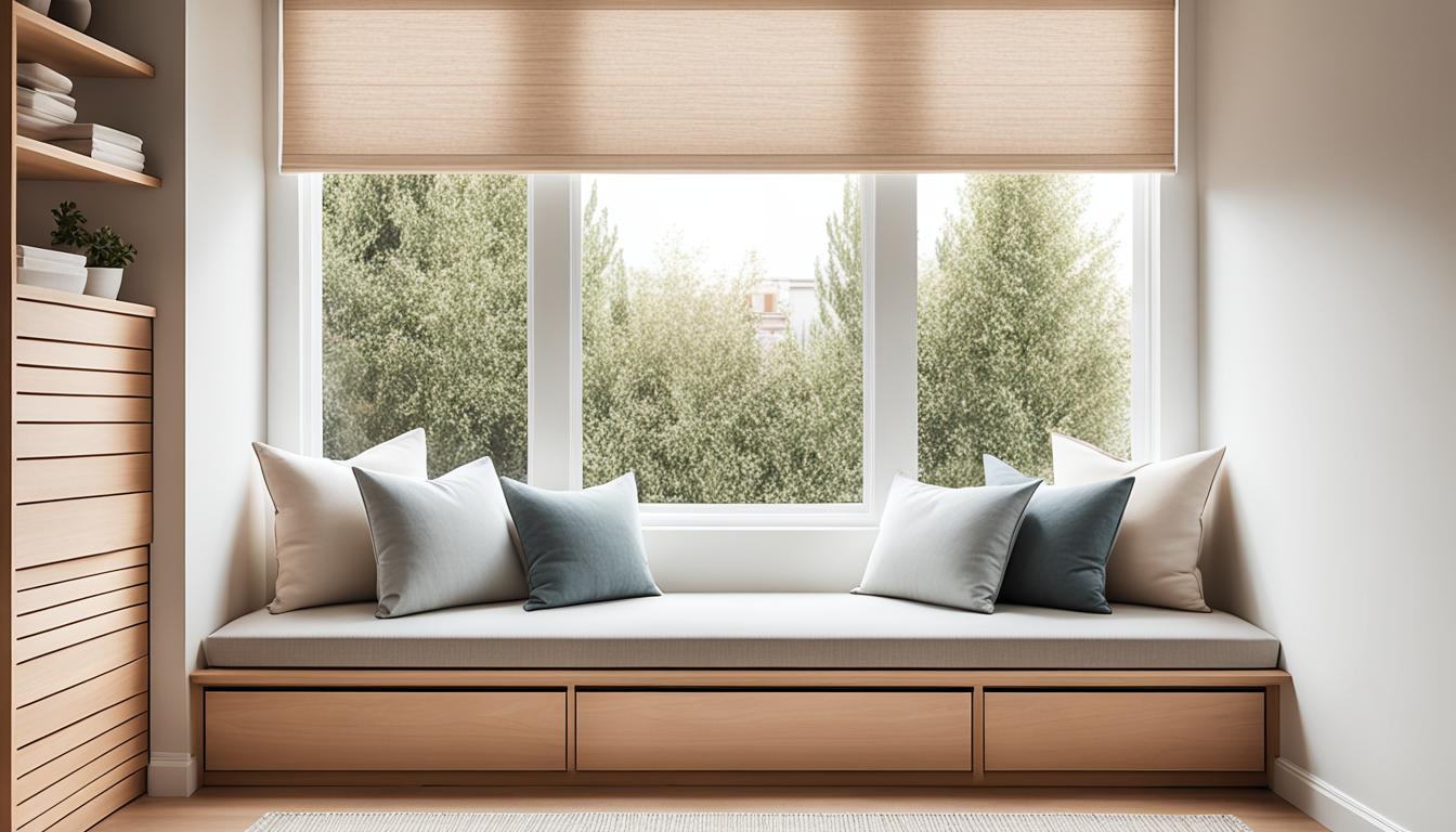 japandi window seat ideas