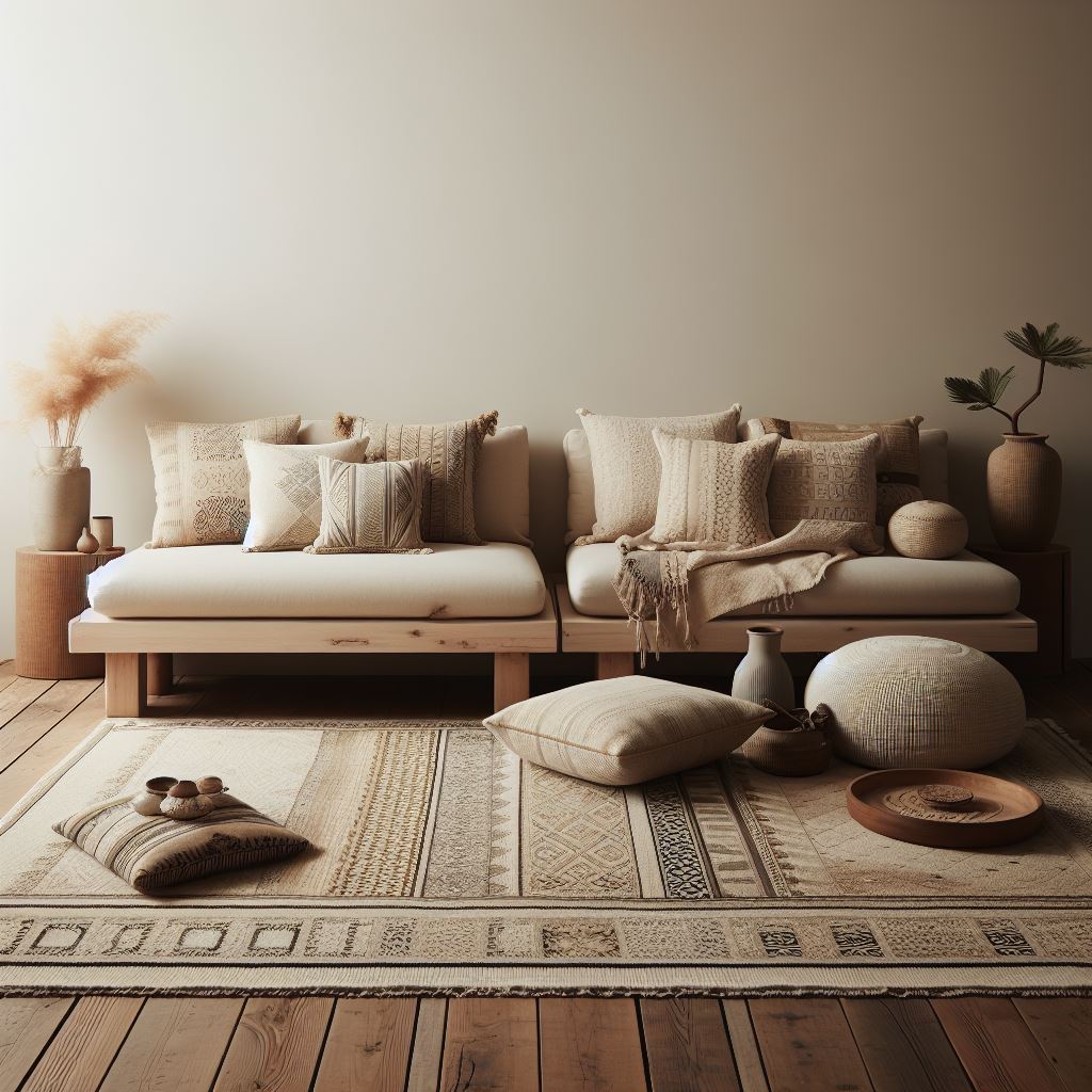 living room rug idea