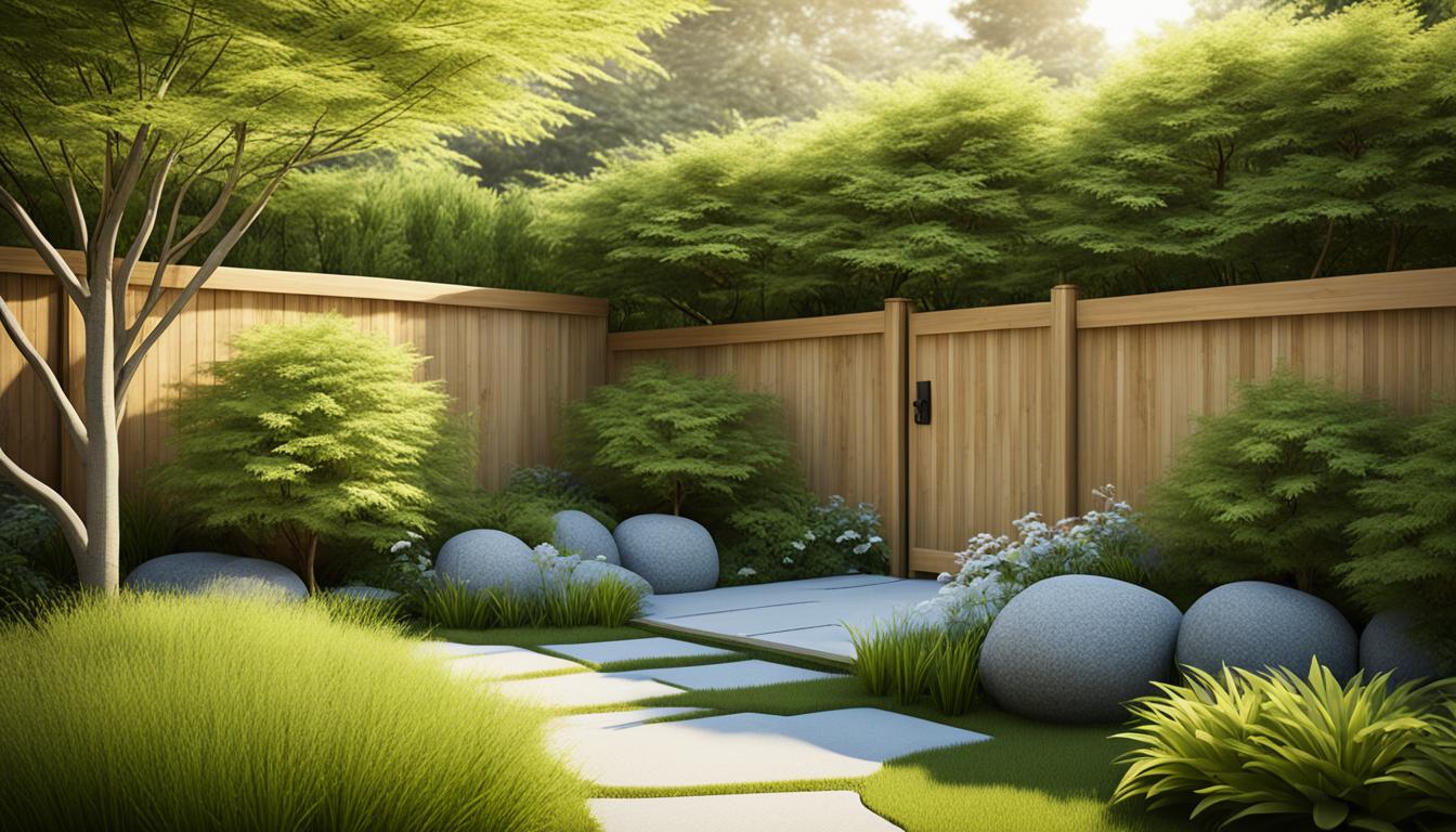 minimalist Japanese fence designs