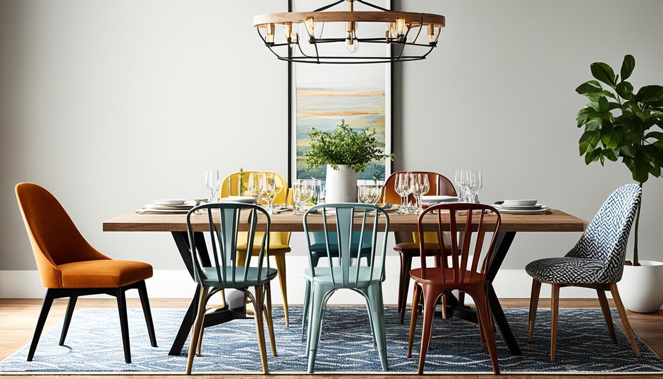 mix and match ideas for dining sets