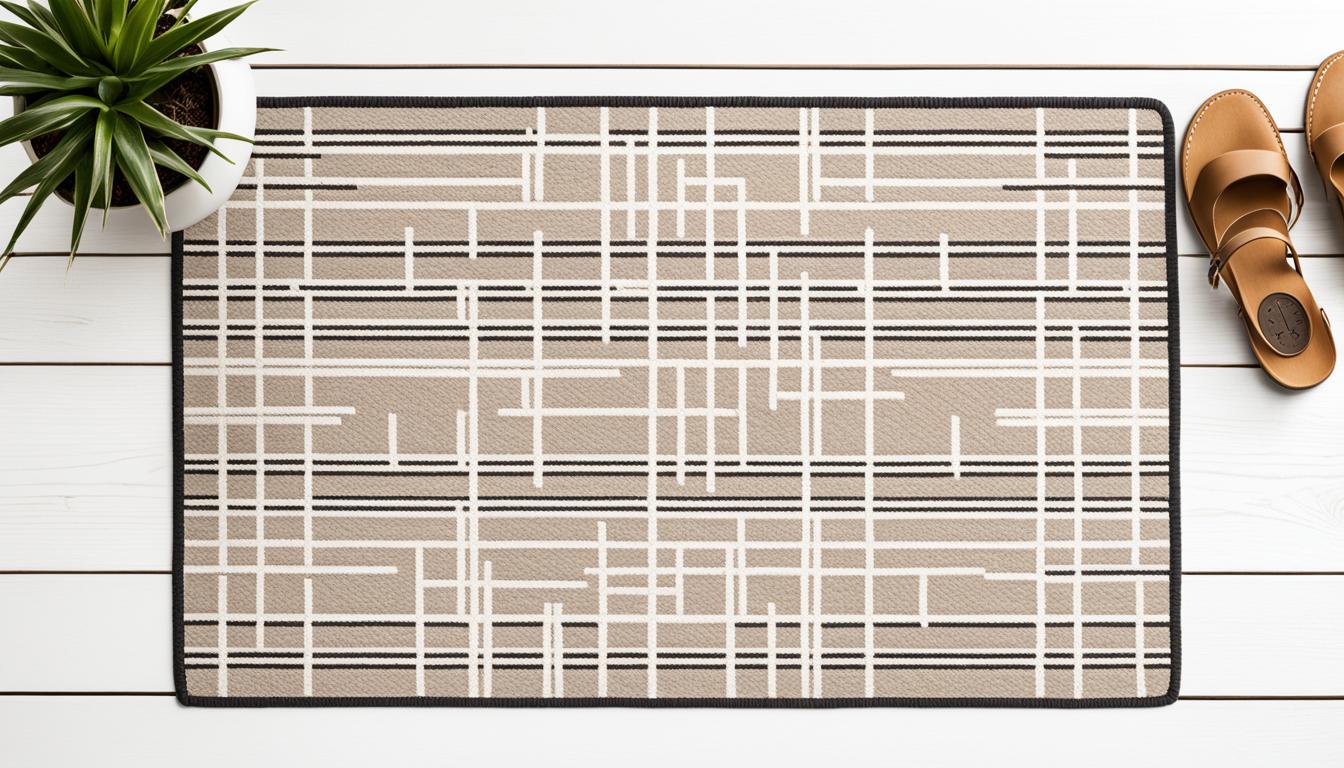 neutral palette door mat