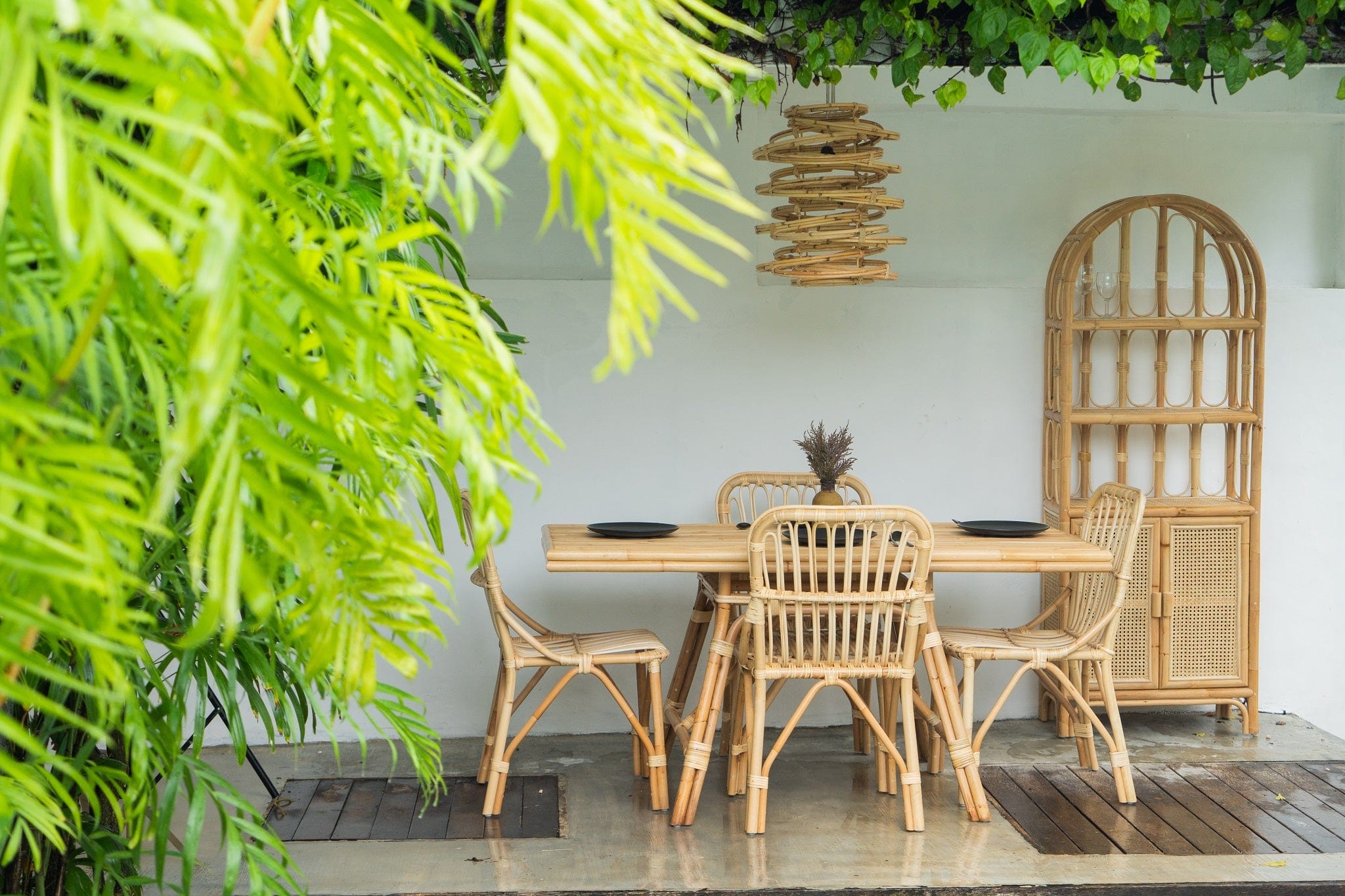 rattan japandi furniture