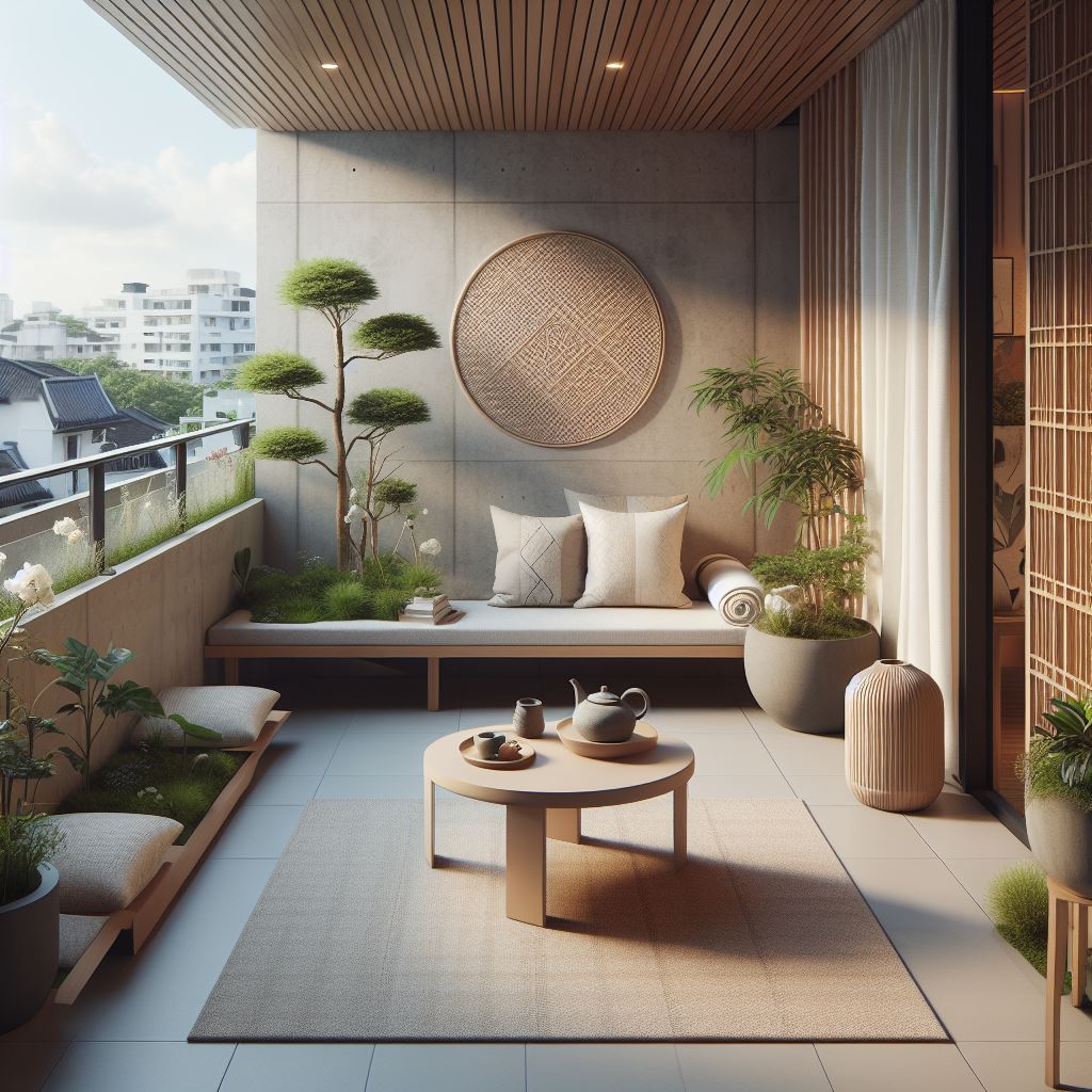 Japandi terrace ideas for small outdoor spaces