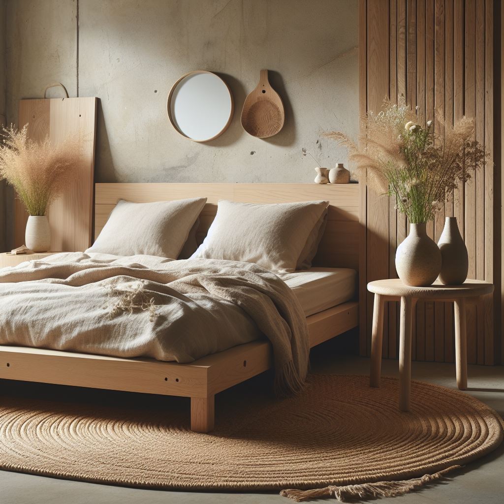 rustic japandi bedroom ideas