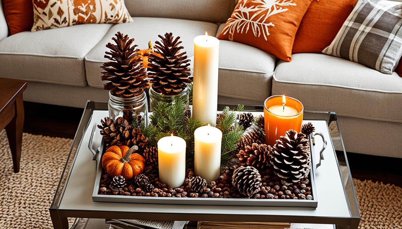 seasonal coffee table decor