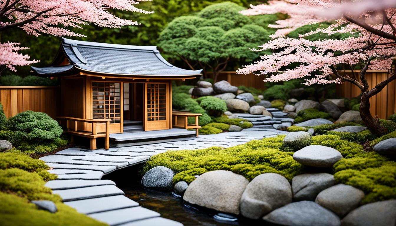 small Japanese tea house