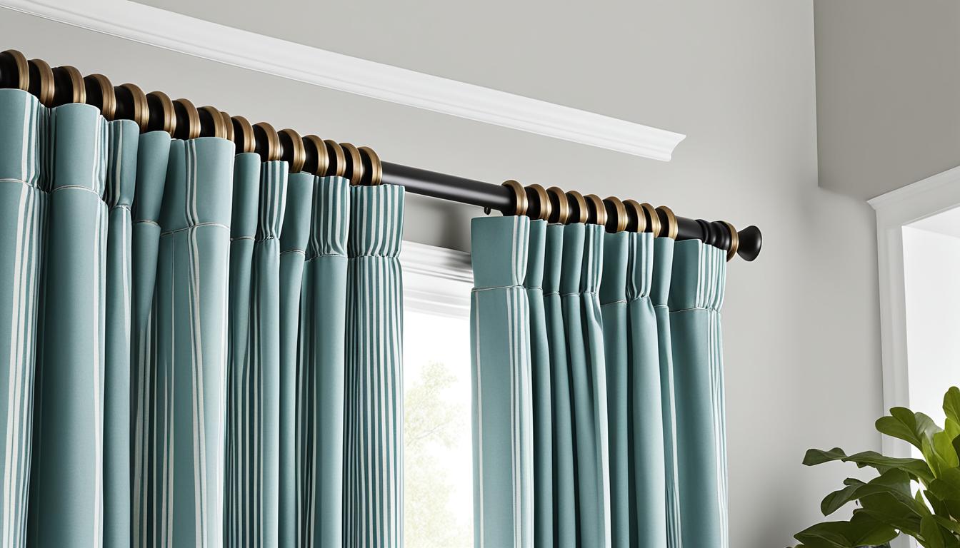 trending materials for curtain rods