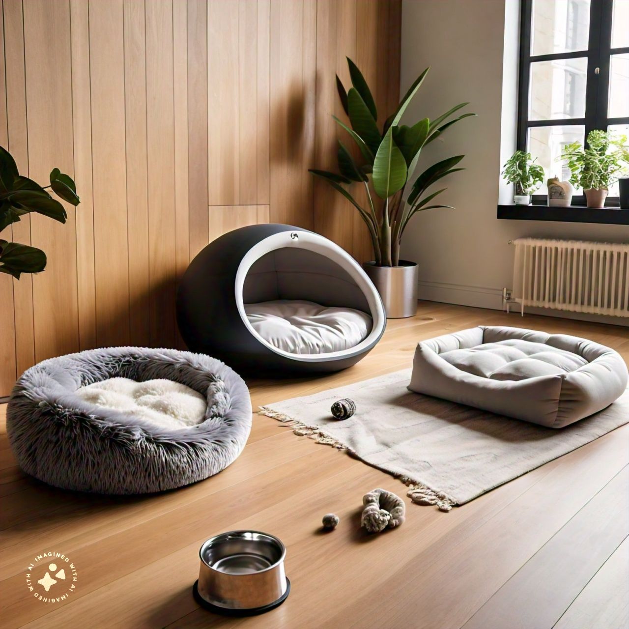 variety of dog bed shapes