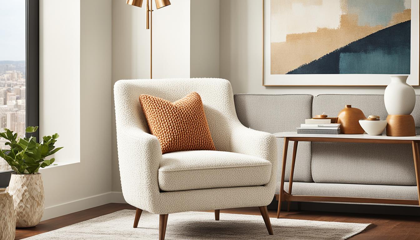 what is a boucle accent chair
