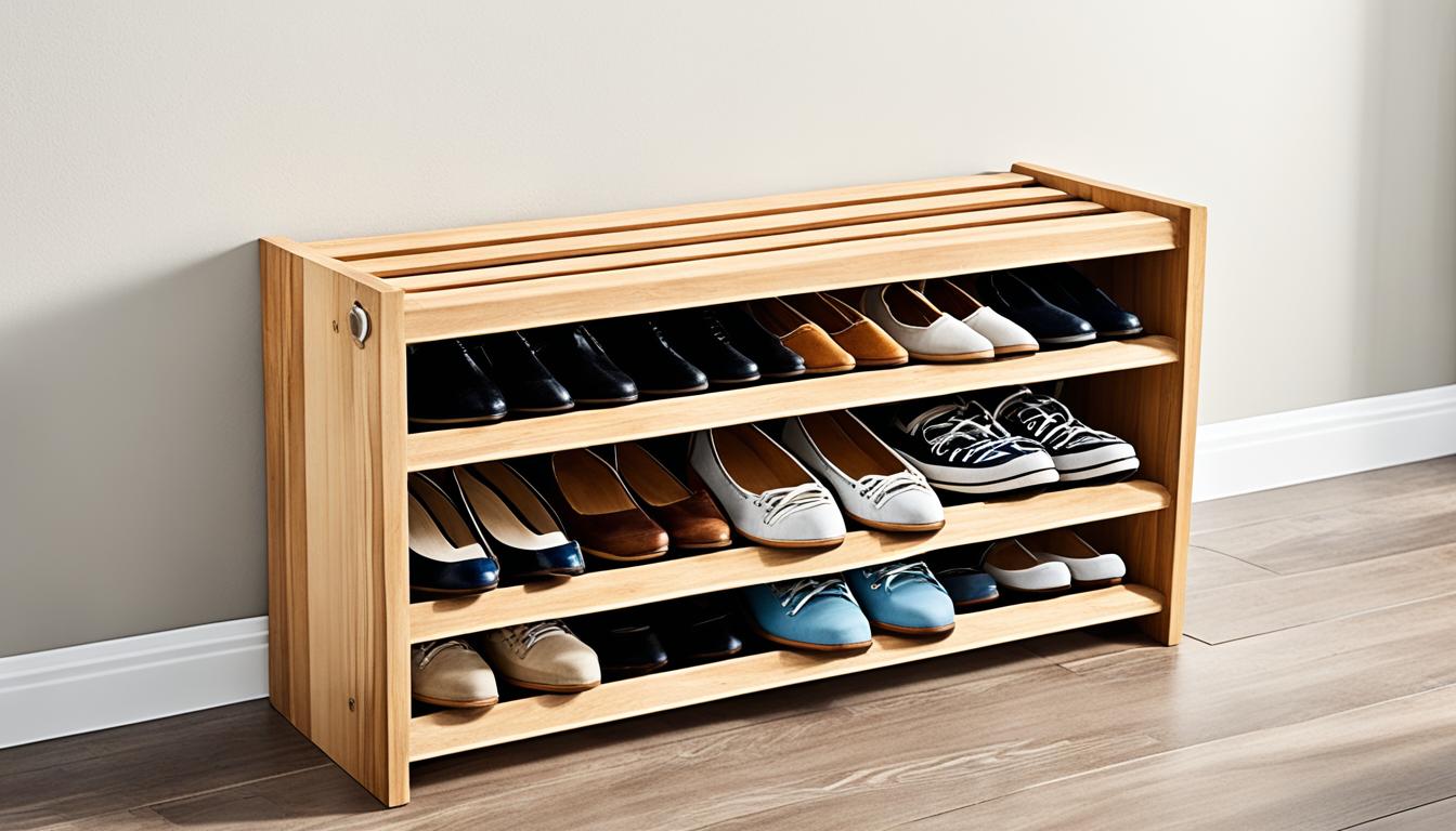 wooden shoe rack 2