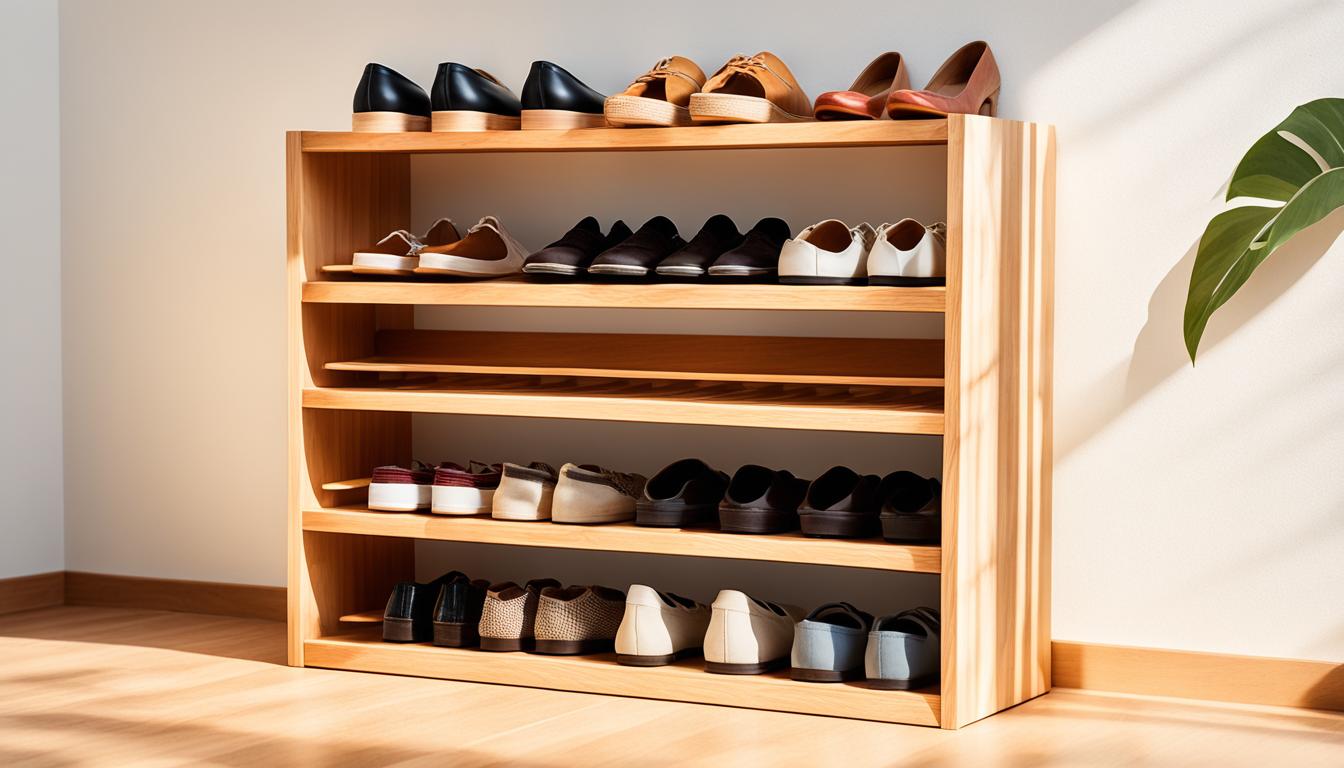 wooden shoe rack materials