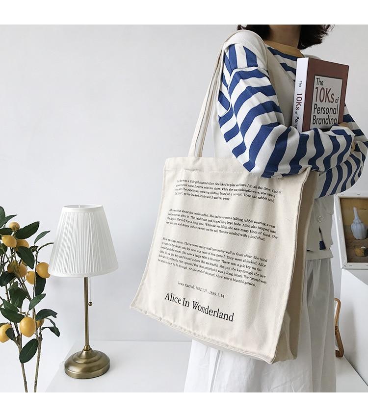 Story Canvas Shoulder Bag - Julie bags