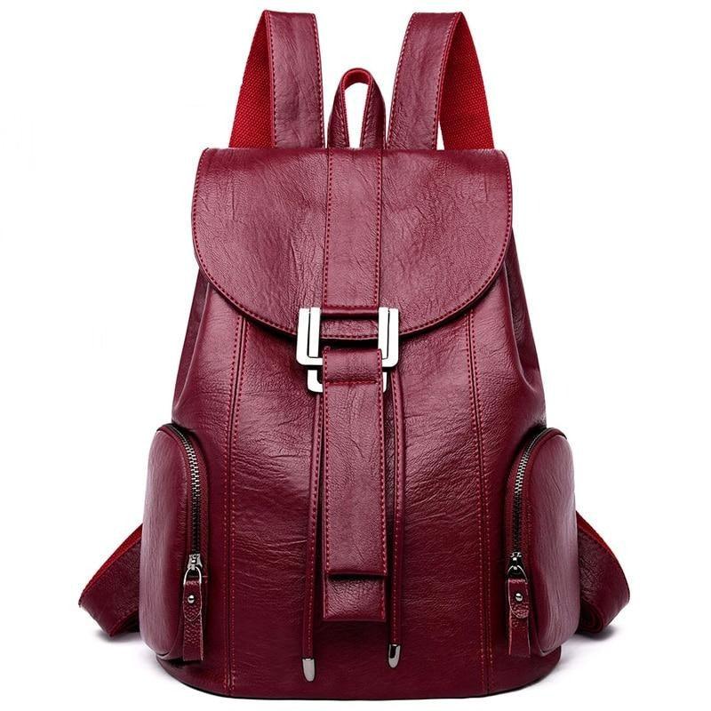 Mochila Leather Backpack – Julie bags