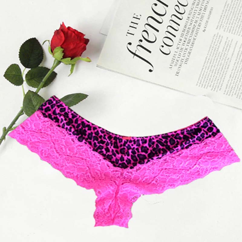 La Senza Pink Lace Cheekster Boy Shorts-XL