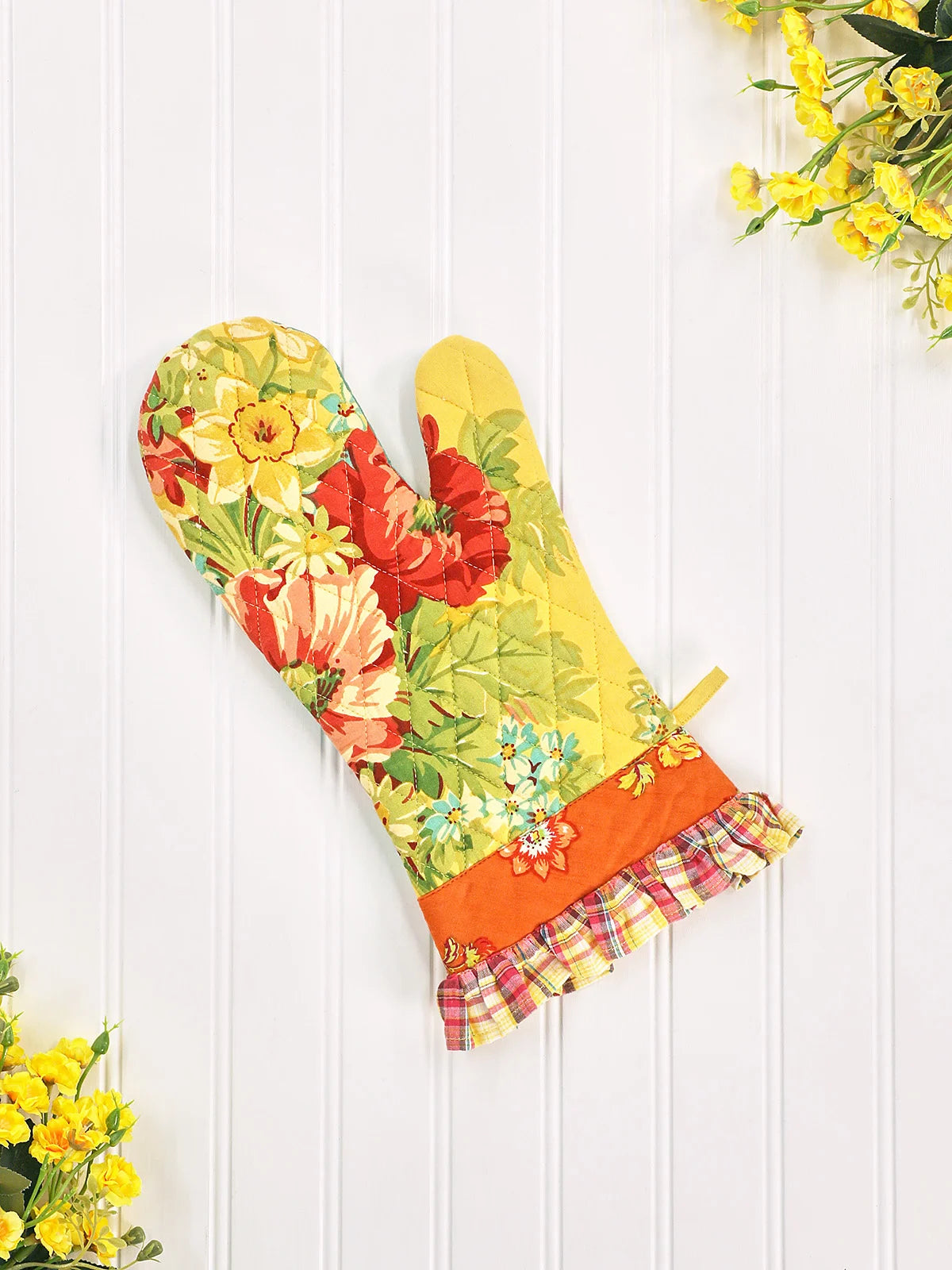 April Cornell | Oven Mitt, Tuscan Patchwork