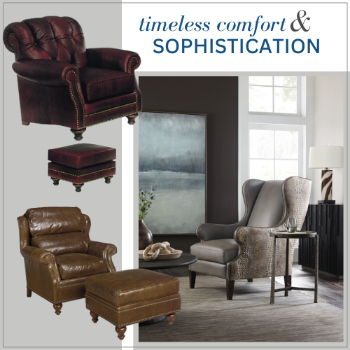 Timeless Elegance - Leather Chairs