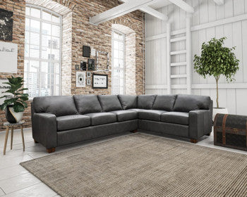Omnia Albany Leather Sectional