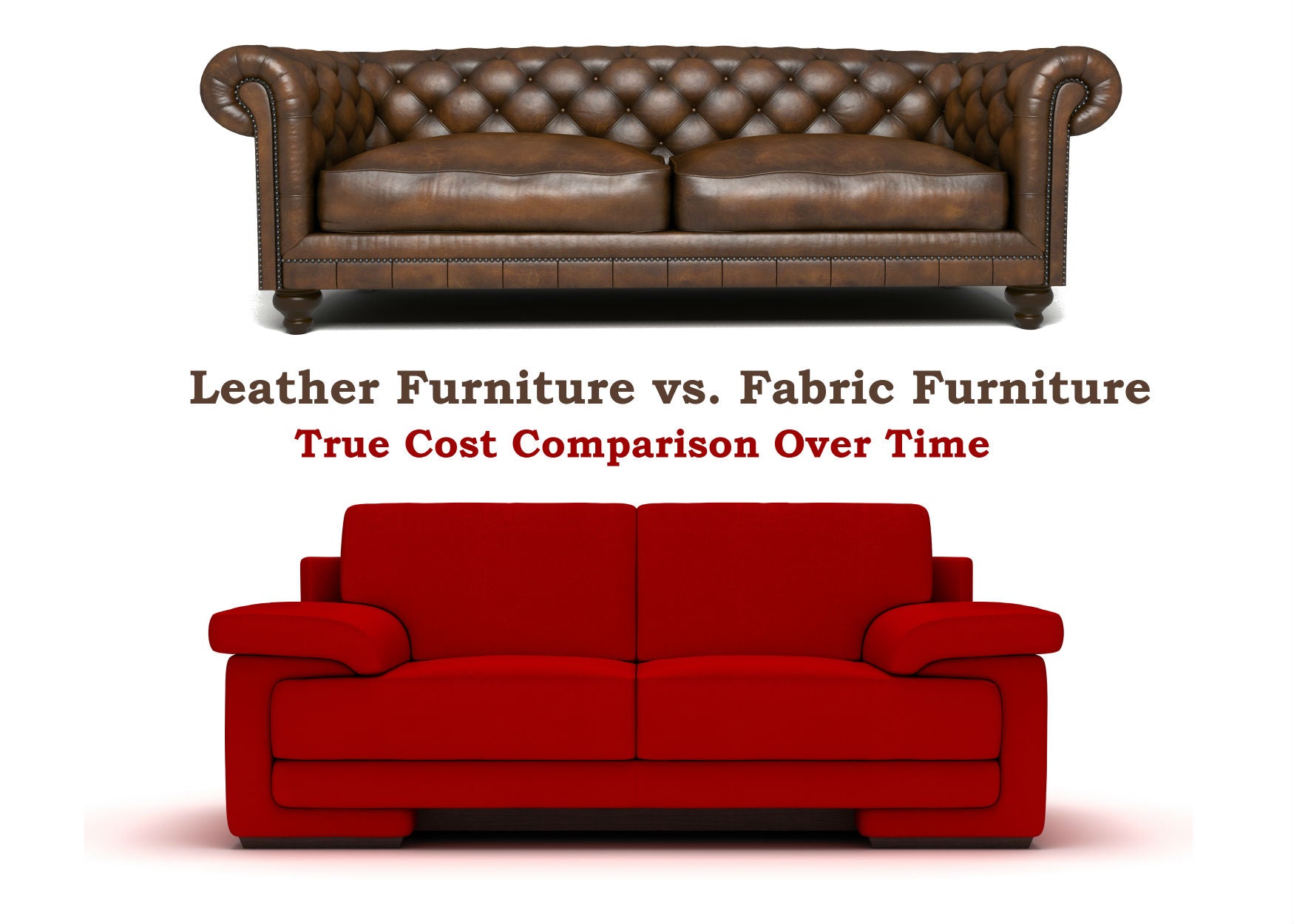 Leather Furniture vs Fabric Furniture Cost