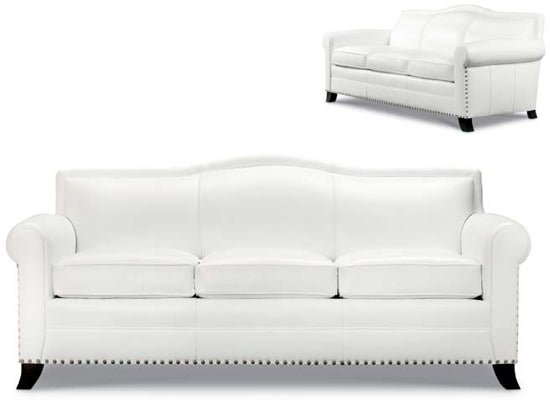 White Leather Sofa