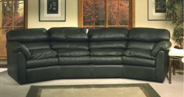 Leather Conversation Sofa