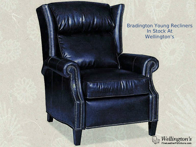 Navy Blue Recliner In Stock