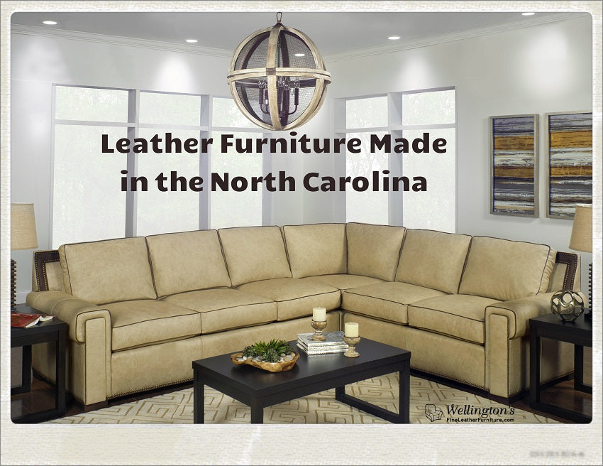 Leather Sectional Handmade In North Carolina